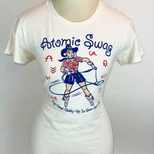 Atomic Swag vintage inspired t-shirt Pin Up XL